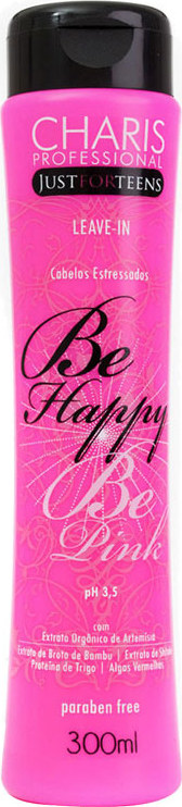 Charis Just for Teens Be Happy Be Pink Leave-In - Finalizador Leave-In 300ml