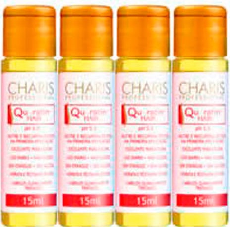 Charis Queratina Hair - Ampola de Tratamento 4x15ml