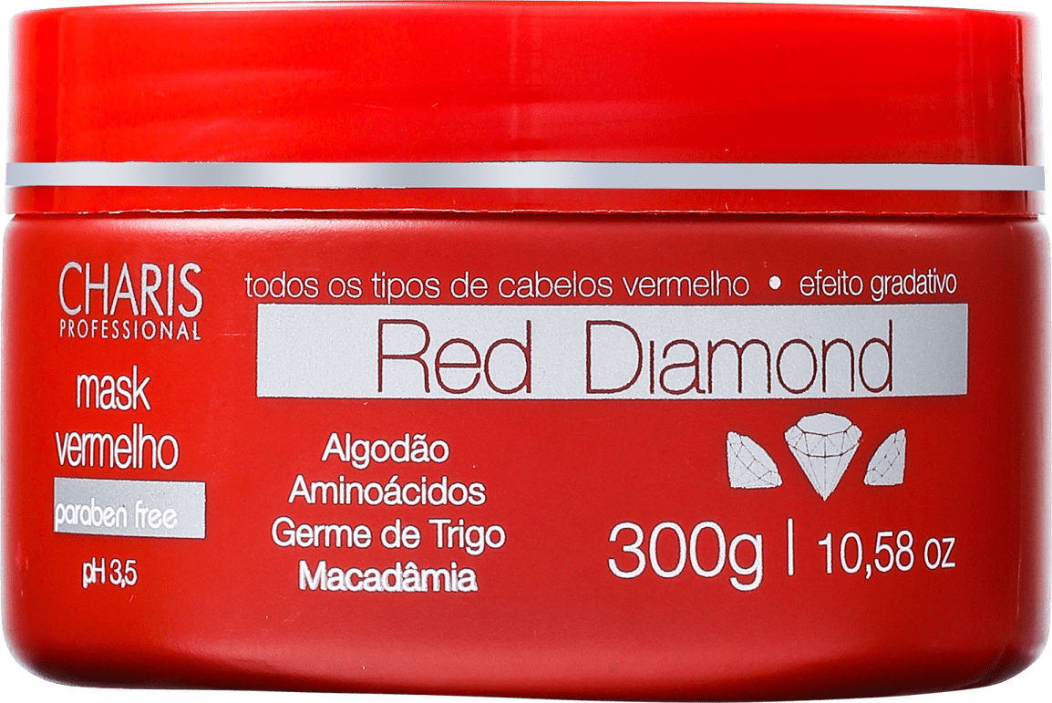 Charis Red Diamond Mask - Máscara de Tratamento 300g