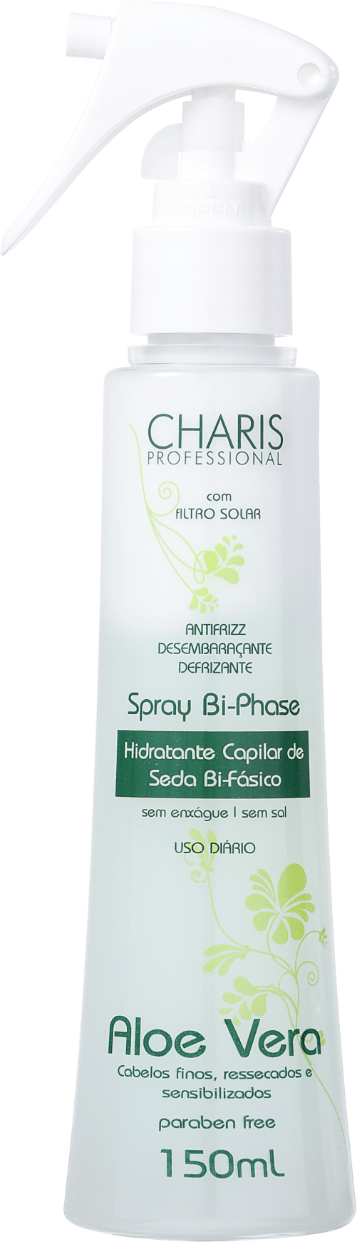 Charis Spray Bi-Phase Aloe Vera - Finalizador Spray 150ml