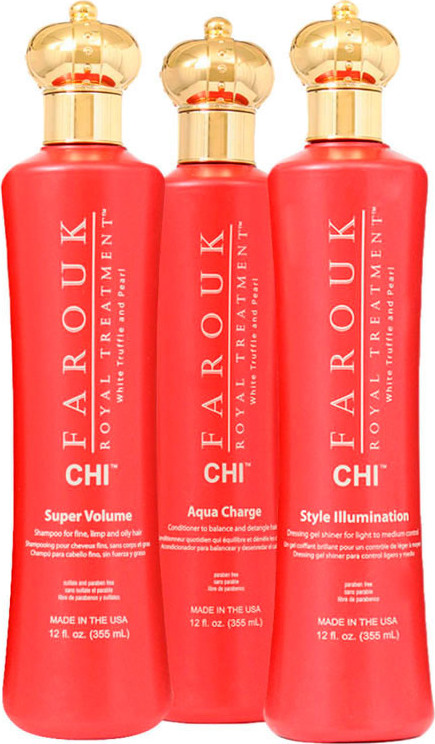 CHI Farouk Royal Treatment Hydration Charge Illumination Kit (3 Produtos)
