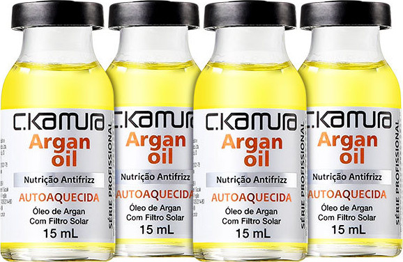 C.Kamura Argan Oil Nutrição Antifrizz - Ampola de Tratamento 4x 15ml