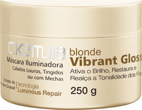 C.Kamura Blonde Vibrant Gloss - Máscara Iluminadora 250g