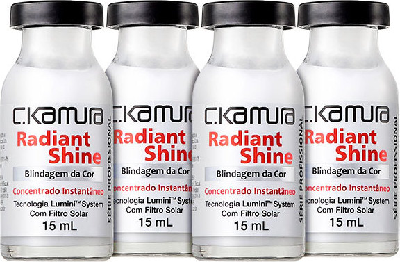 C.Kamura Radiant Shine Blindagem da Cor - Ampola de Tratamento 4x 15ml