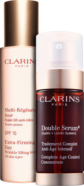 Kit Clarins Extra-Firming Double 40 anos + (2 produtos)