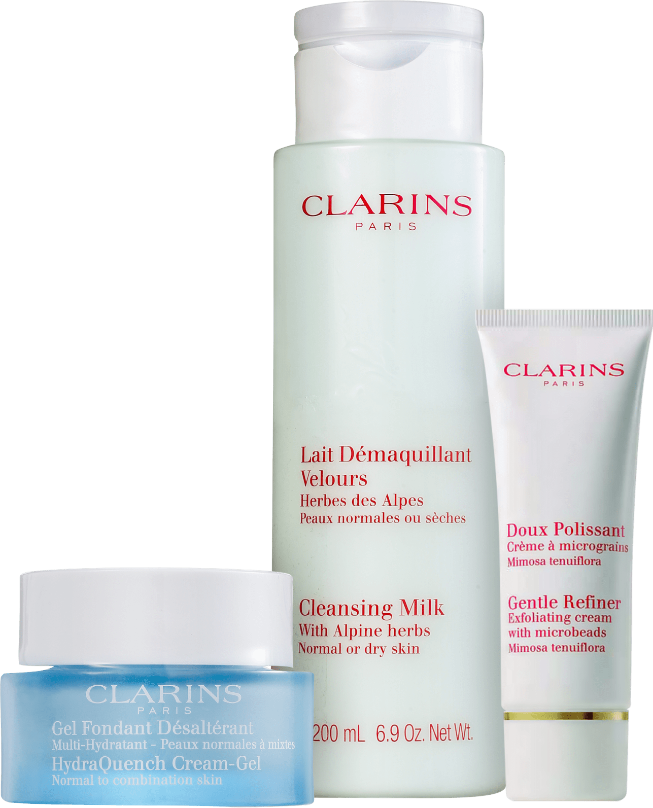 Clarins Gentle Cleansing Hydraquench Kit (3 Produtos)