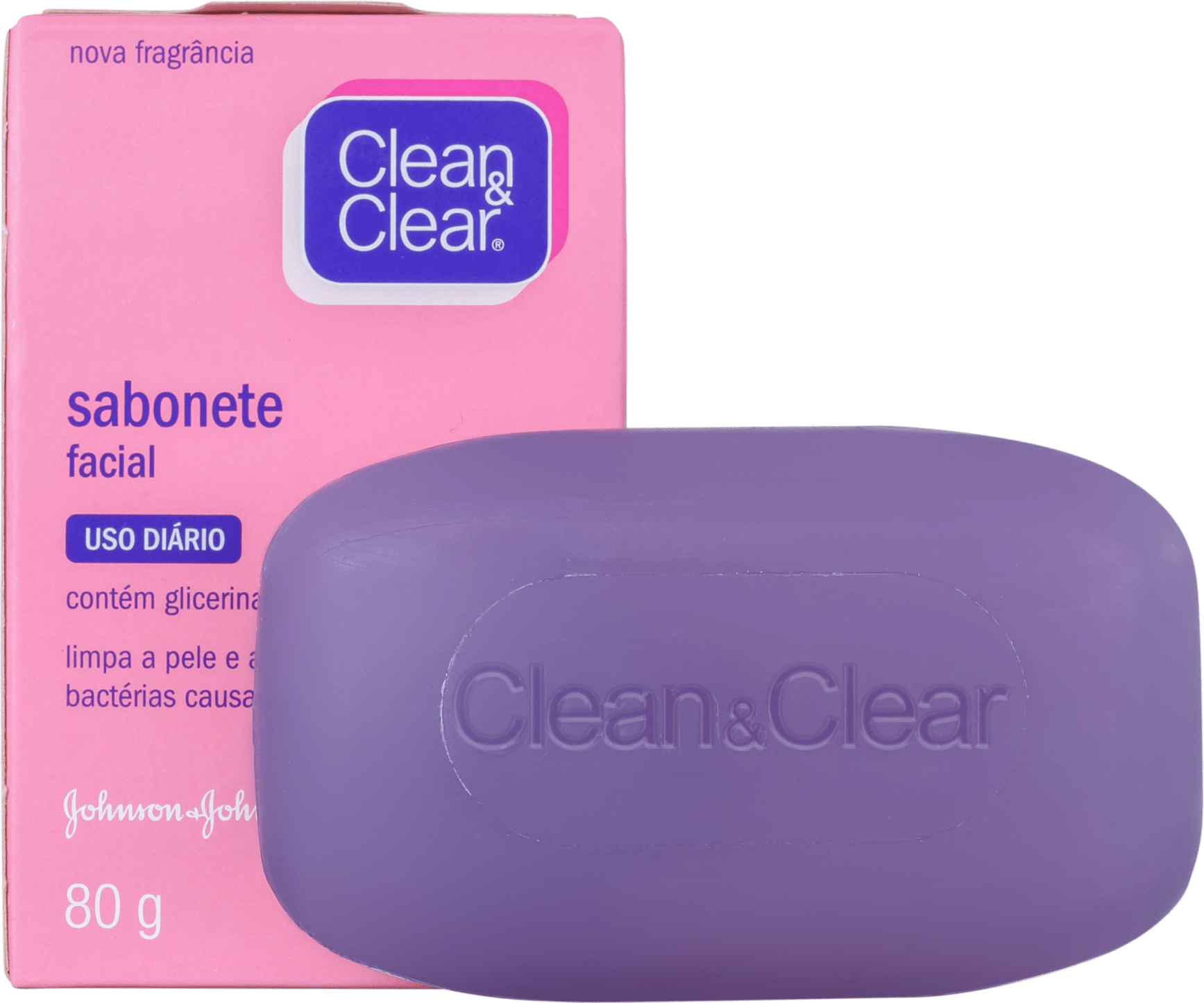 Clean & Clear Uso Diário - Sabonete em Barra Facial 80g