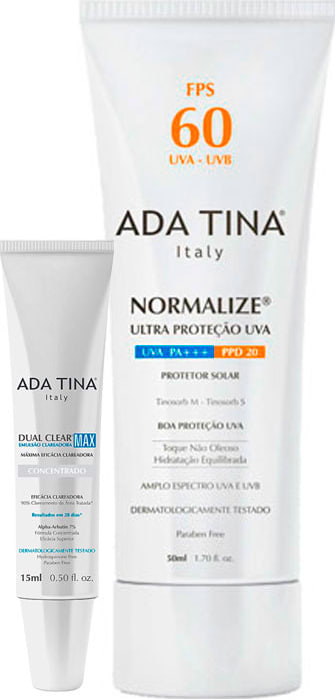 Ada Tina Clear Max Normalize Fps 60 Kit (2 Produtos)