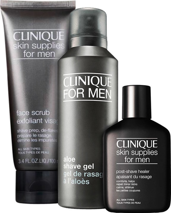 Kit Barba Clinique For Men Face Shave (3 produtos)