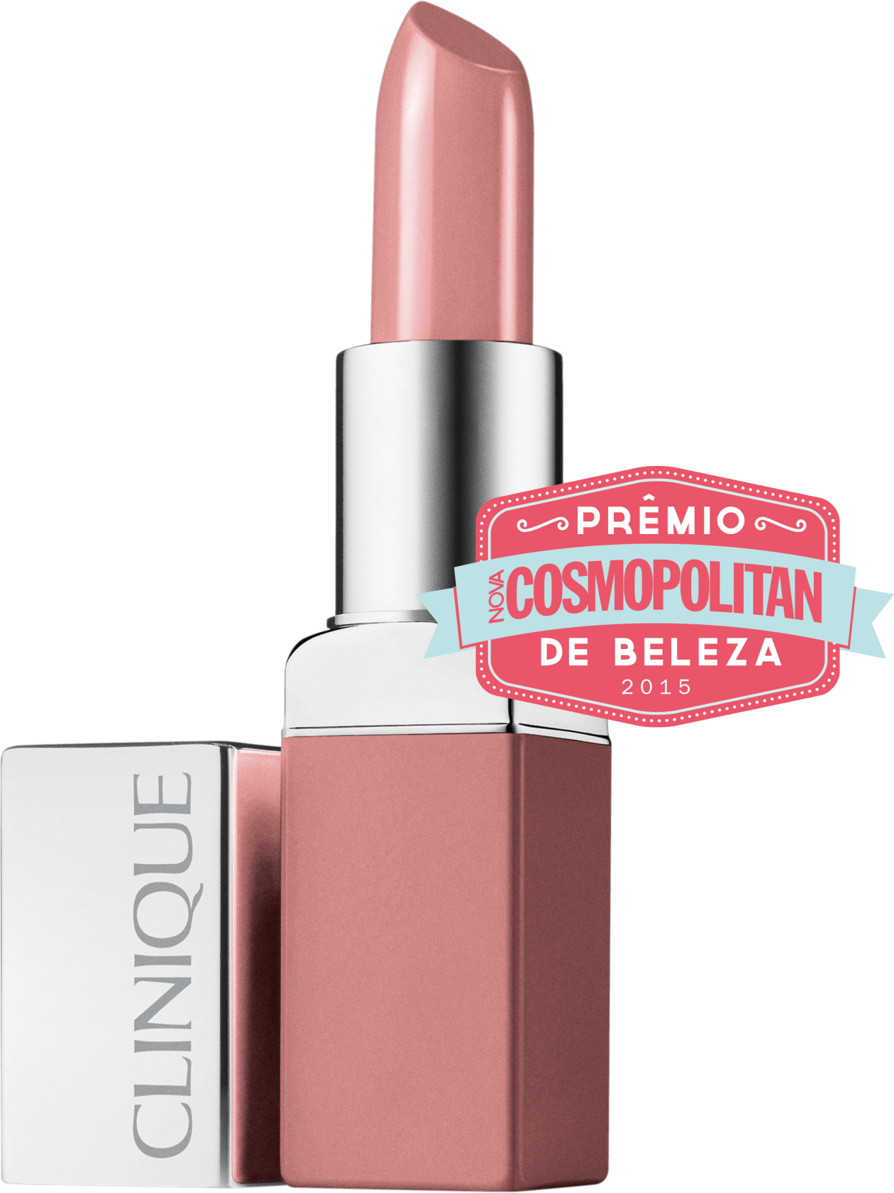 Clinique Pop Lip Colour + Primer Nude - Batom Cremoso 5g