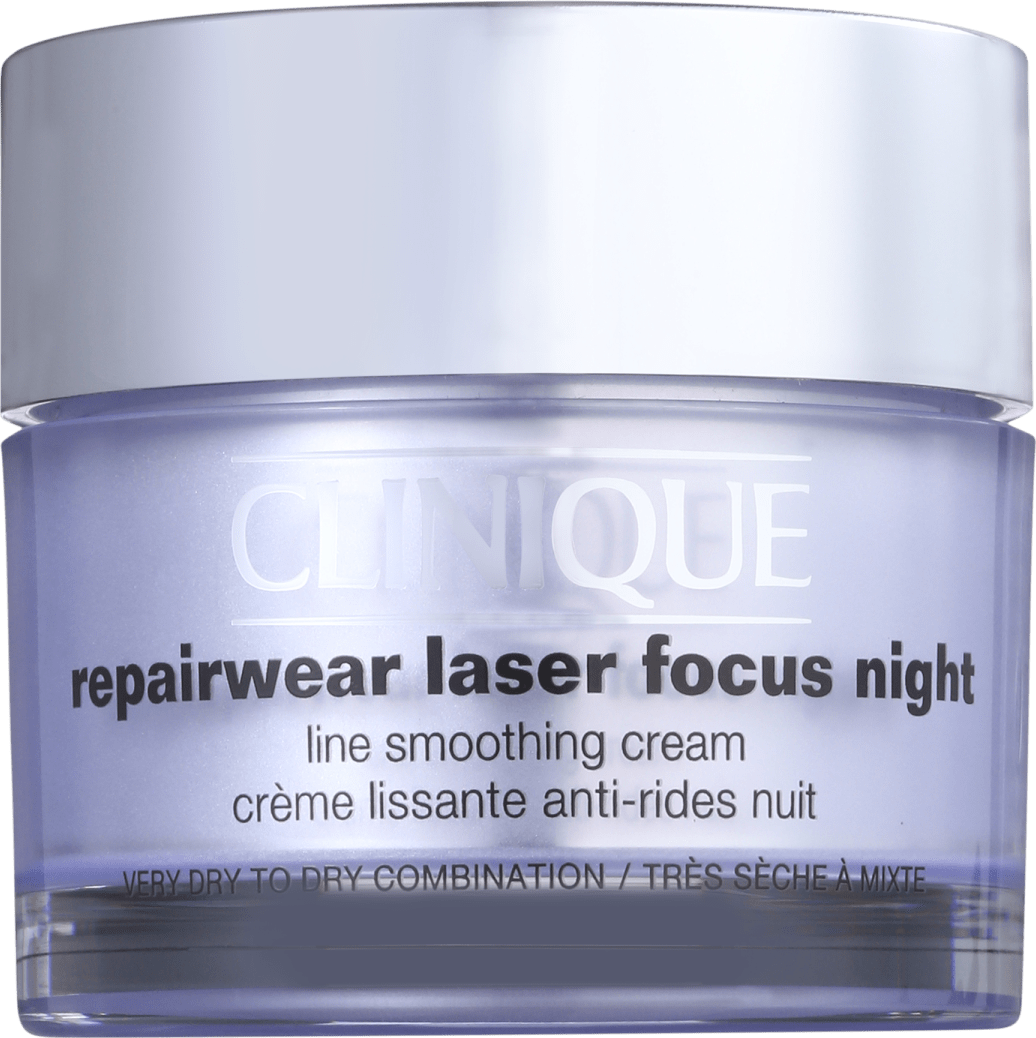 Clinique Repairwear Laser Focus Night Line Smoothing 1 e 2 - Creme Anti-Idade Noturno 50ml