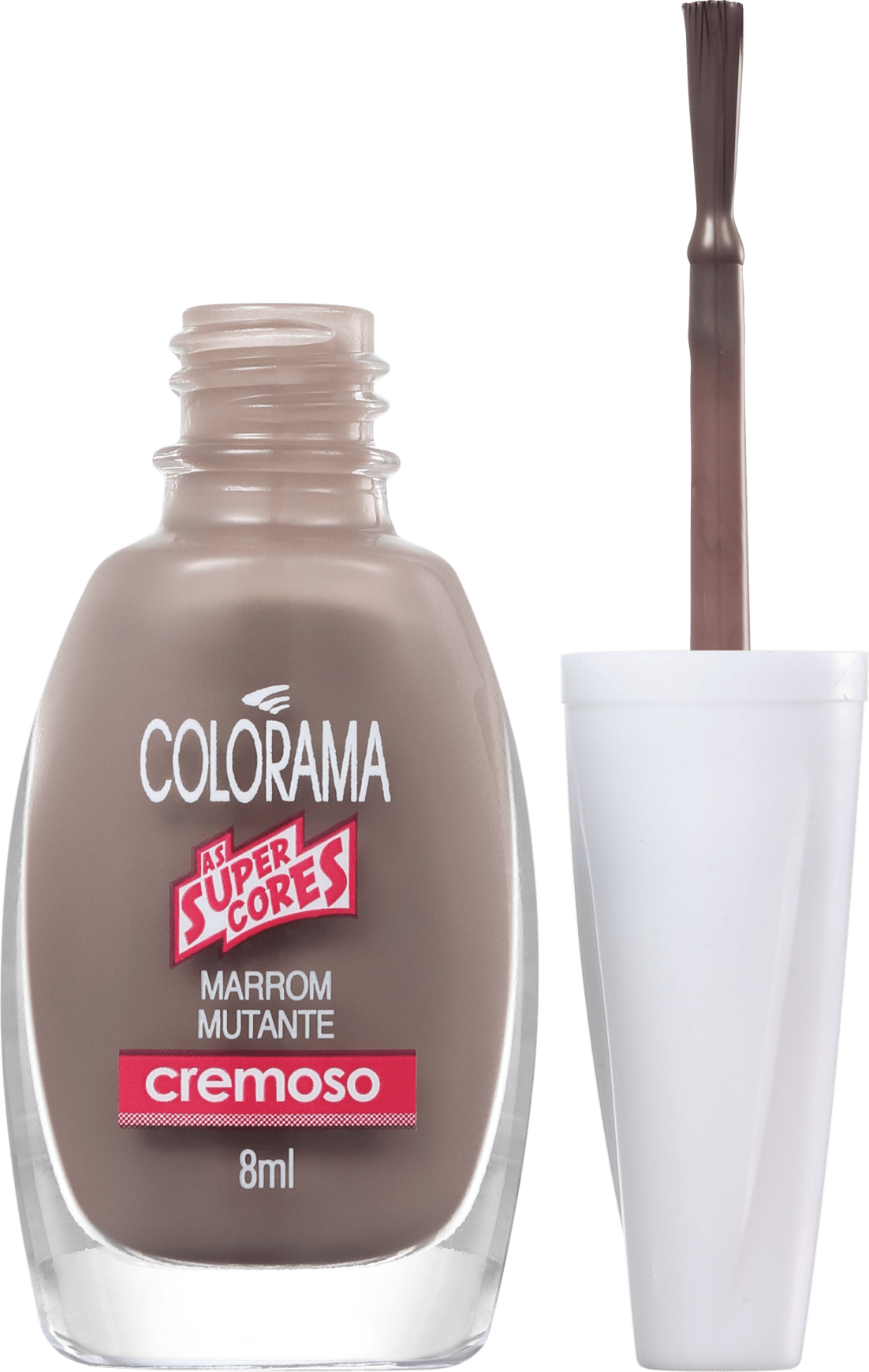 Colorama As Super Cores Marrom Mutante - Esmalte Cremoso 8ml