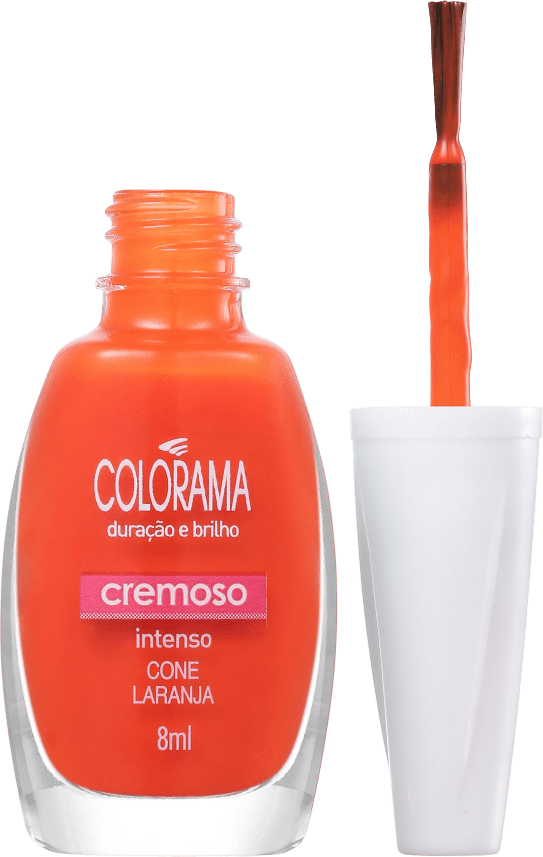 Colorama Forma em Cor Cone Laranja - Esmalte Cremoso 8ml
