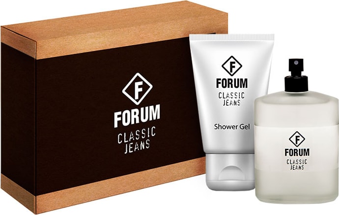 Conjunto Classic Jeans Forum Unissex - Eau de Toilette 100ml + Gel de Banho 90ml