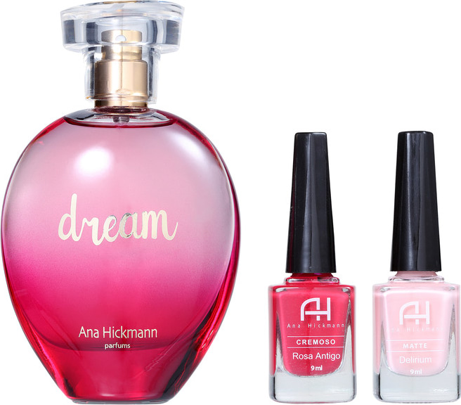 Conjunto Dream Ana Hickmann Feminino - Eau de Cologne 80ml + Esmalte 9ml 2un