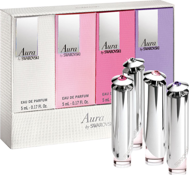 Conjunto Aura Swarovski Feminino - Eau de Parfum 4x5ml