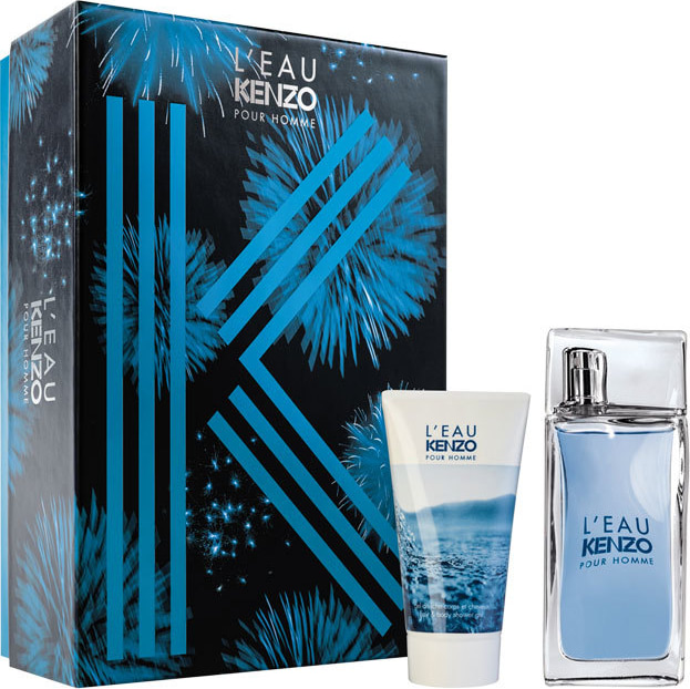 Conjunto L’Eau Kenzo Pour Homme Masculino - Eau de Toilette 50ml + Shower Gel 50ml