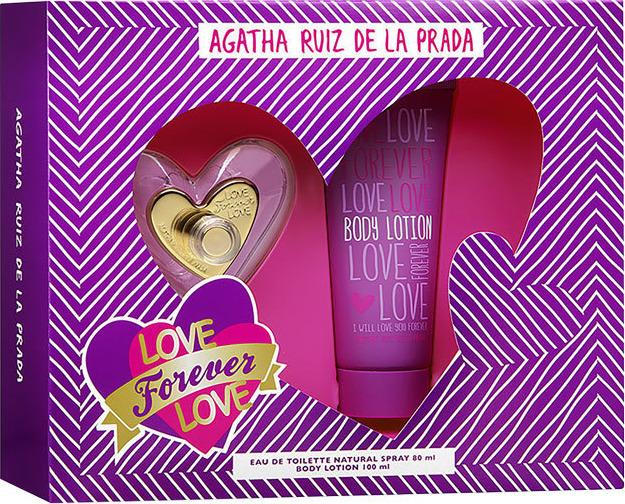 Conjunto Love Forever Love Agatha Ruiz de La Prada Feminino - Eau de Toilette 80ml + Loção 100ml
