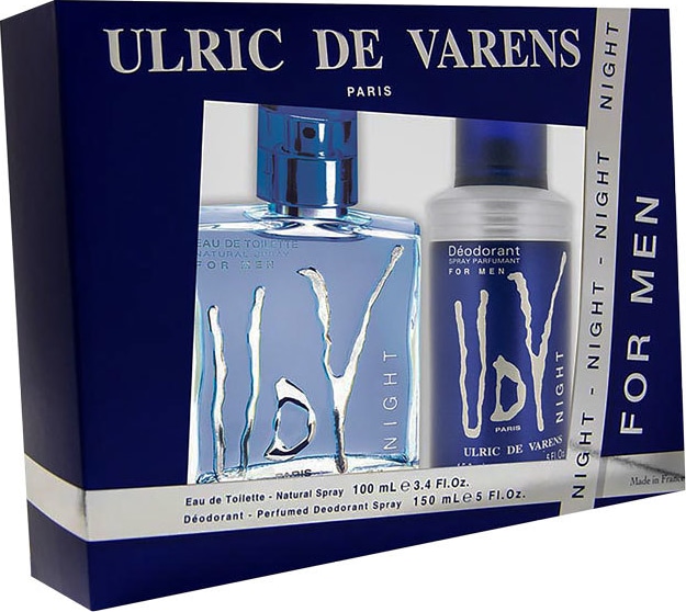 Conjunto Night Ulric de Varens Masculino - Eau de Toilette 100ml + Desodorante 150ml