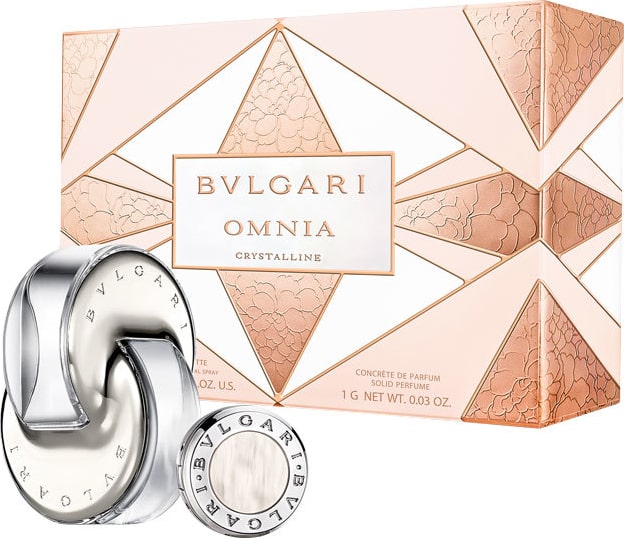 Conjunto Omnia Crystalline Bvlgari Feminino - Eau de Toilette 65ml + Perfume Sólido 1g