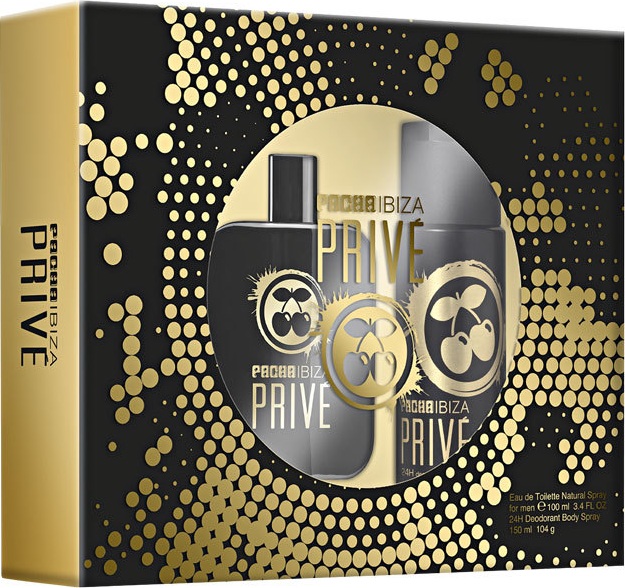 Conjunto Privé Pacha Ibiza Masculino - Eau de Toilette 100ml + Desodorante 150ml