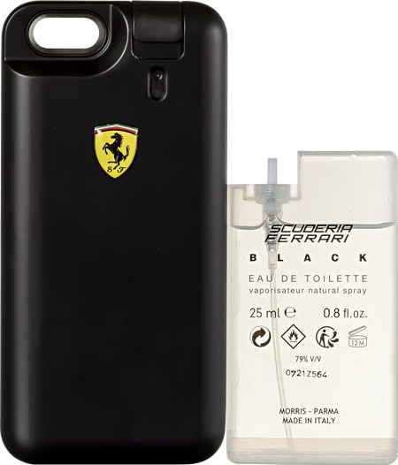 Conjunto Scuderia Ferrari Black Ferrari Masculino - Capa Para iPhone Eau de Toilette 25ml + Refil Eau de Toilette 25ml