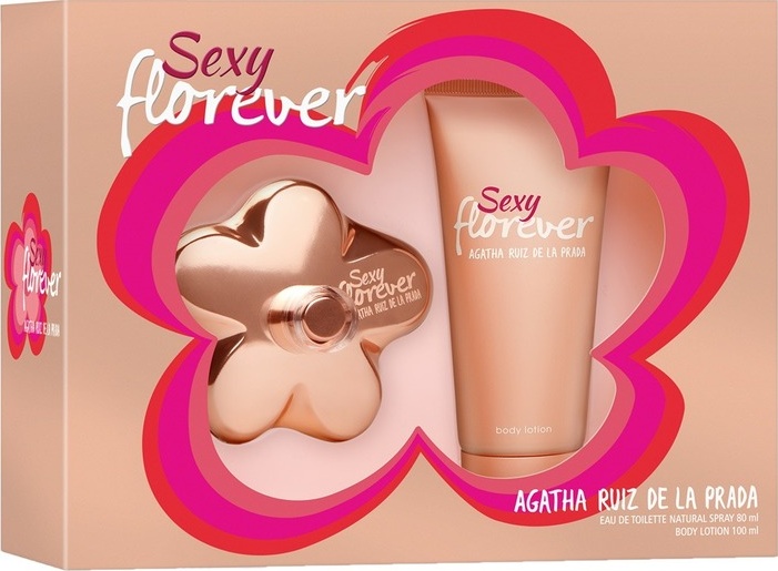 Conjunto Sexy Florever Agatha Ruiz de La Prada Feminino - Eau de Toilette 80 ml + Loção Corporal 100ml