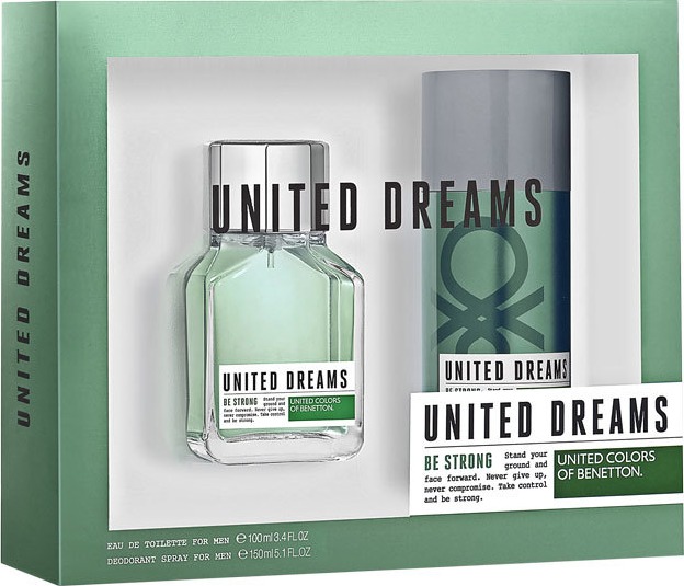 Conjunto United Dreams Be Strong For Men Benetton Masculino - Eau de Toilette 100ml + Desodorante 150ml