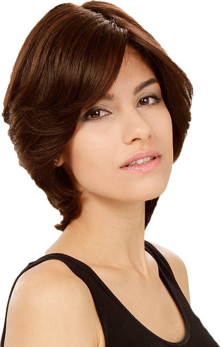 Crown Wigs Amanda Castanho Médio - Peruca 25cm
