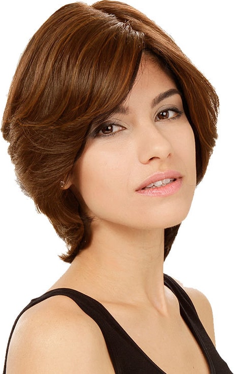 Crown Wigs Amanda Cor Castanho Médio/ Claro - Peruca 25cm