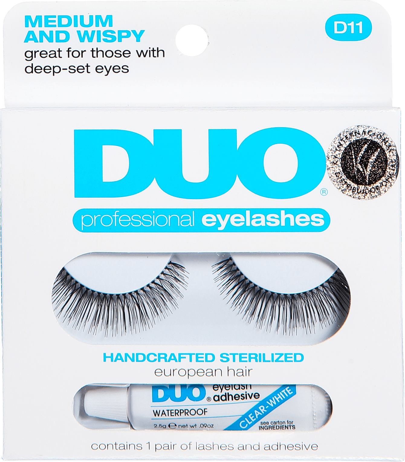 DUO Medium and Wispy - Cílios Postiços com Cola 2,5g