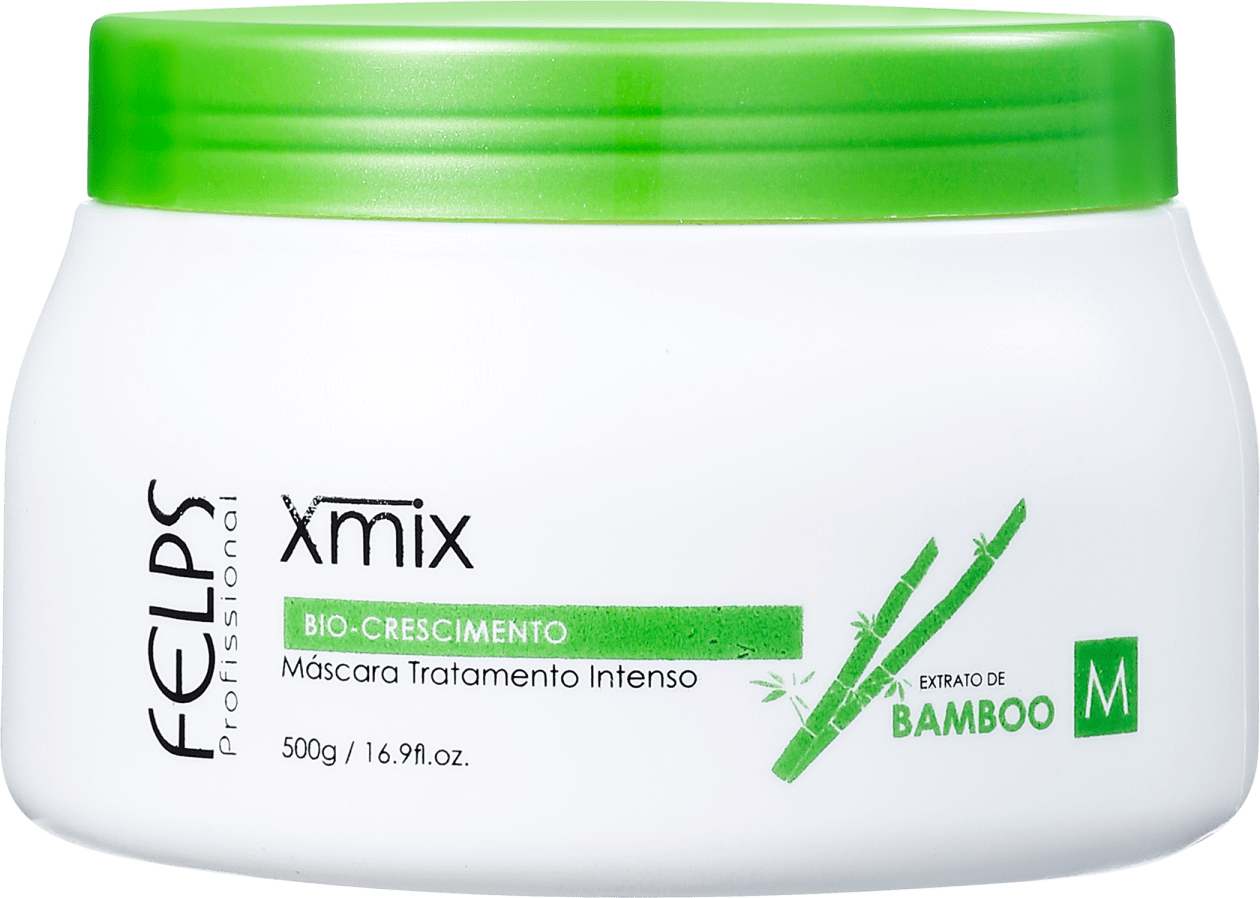 Felps Profissional XMix Bio-Crescimento Extrato de Bamboo - Máscara de Tratamento 500g