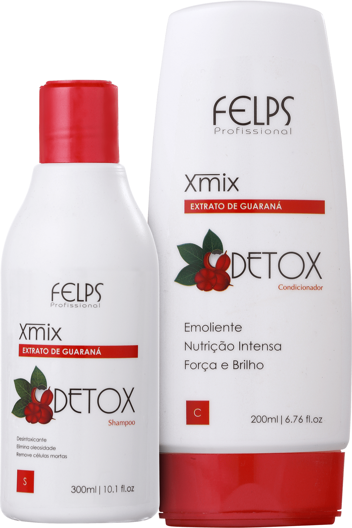 Felps Profissional Xmix Detox Extrato de Guaraná Duo Kit (2 Produtos)
