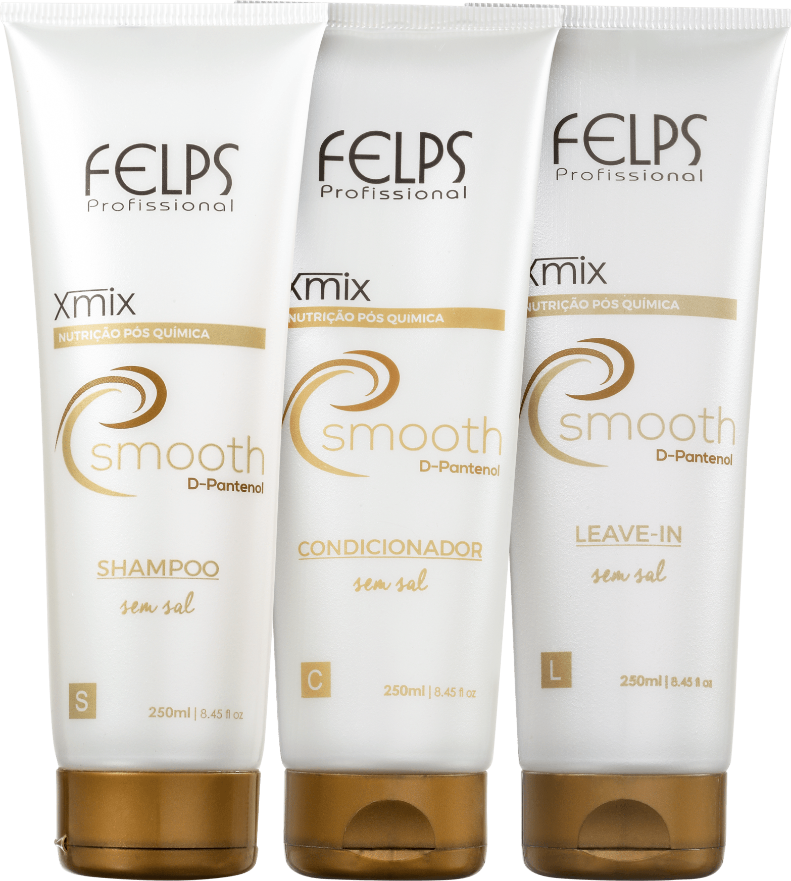Felps Profissional Xmix Smooth Proteção Pós-Química Kit (3 Produtos)