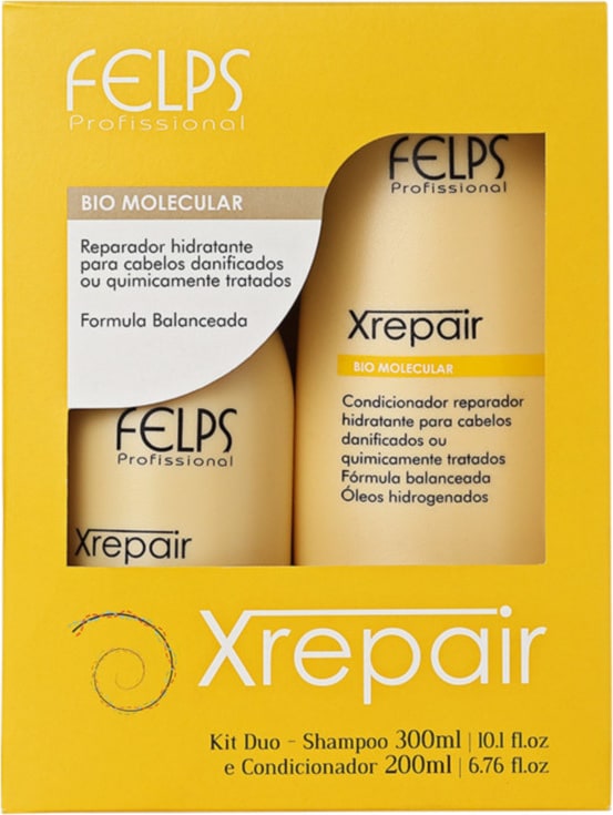 Felps Profissional Xrepair Bio Molecular Duo Kit (2 Produtos)