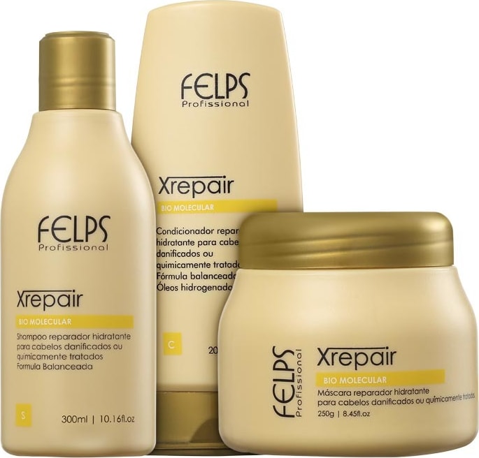 Felps Profissional XRepair Bio Molecular Trio Kit (3 Produtos)