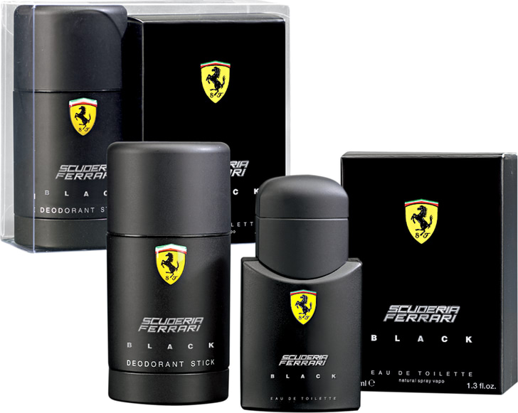 Conjunto Ferrari Scuderia Black Masculino - Eau de Toilette 40ml + Desodorante 75ml