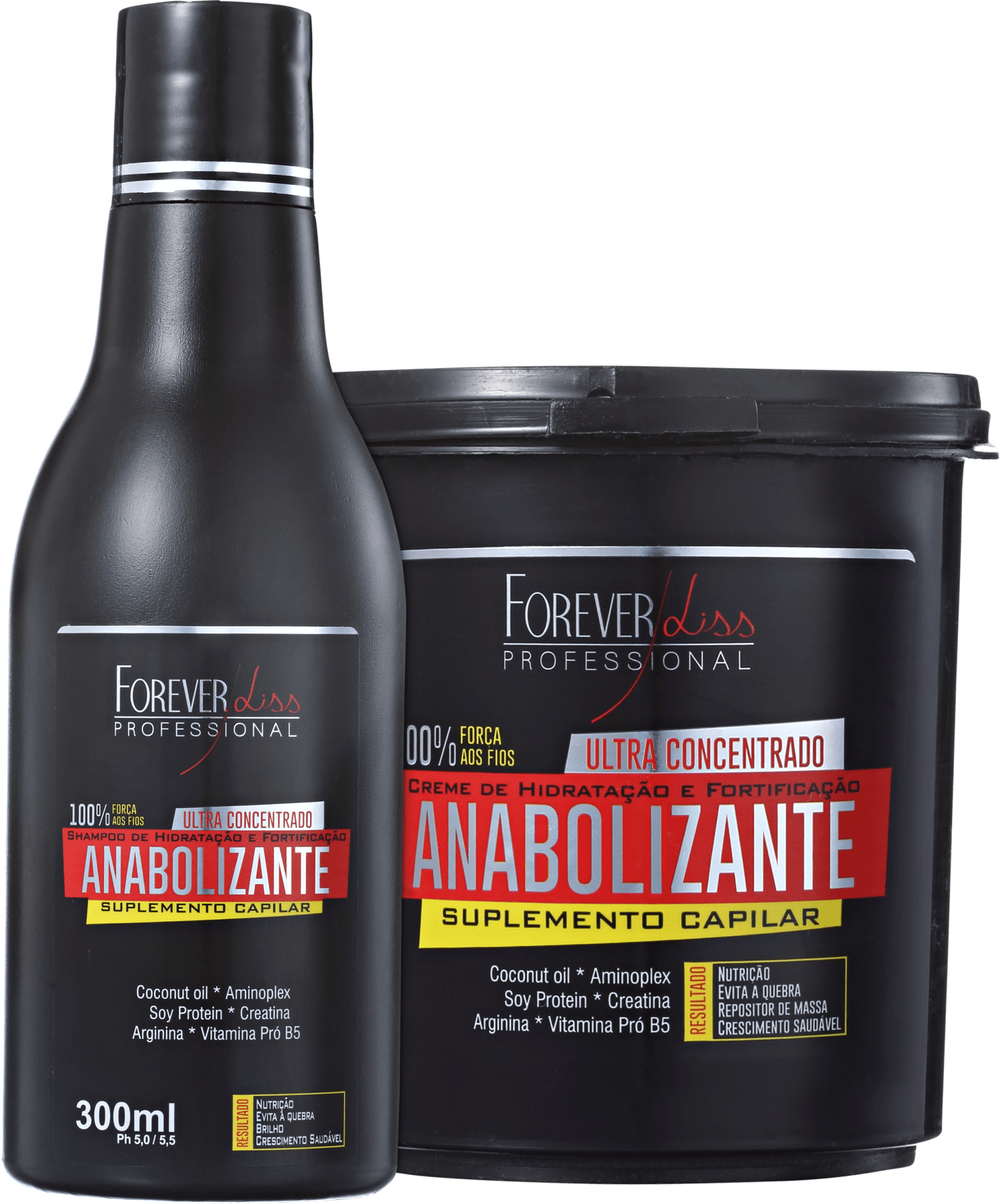 Forever Liss Professional Anabolizante Capilar Kit (2 Produtos)