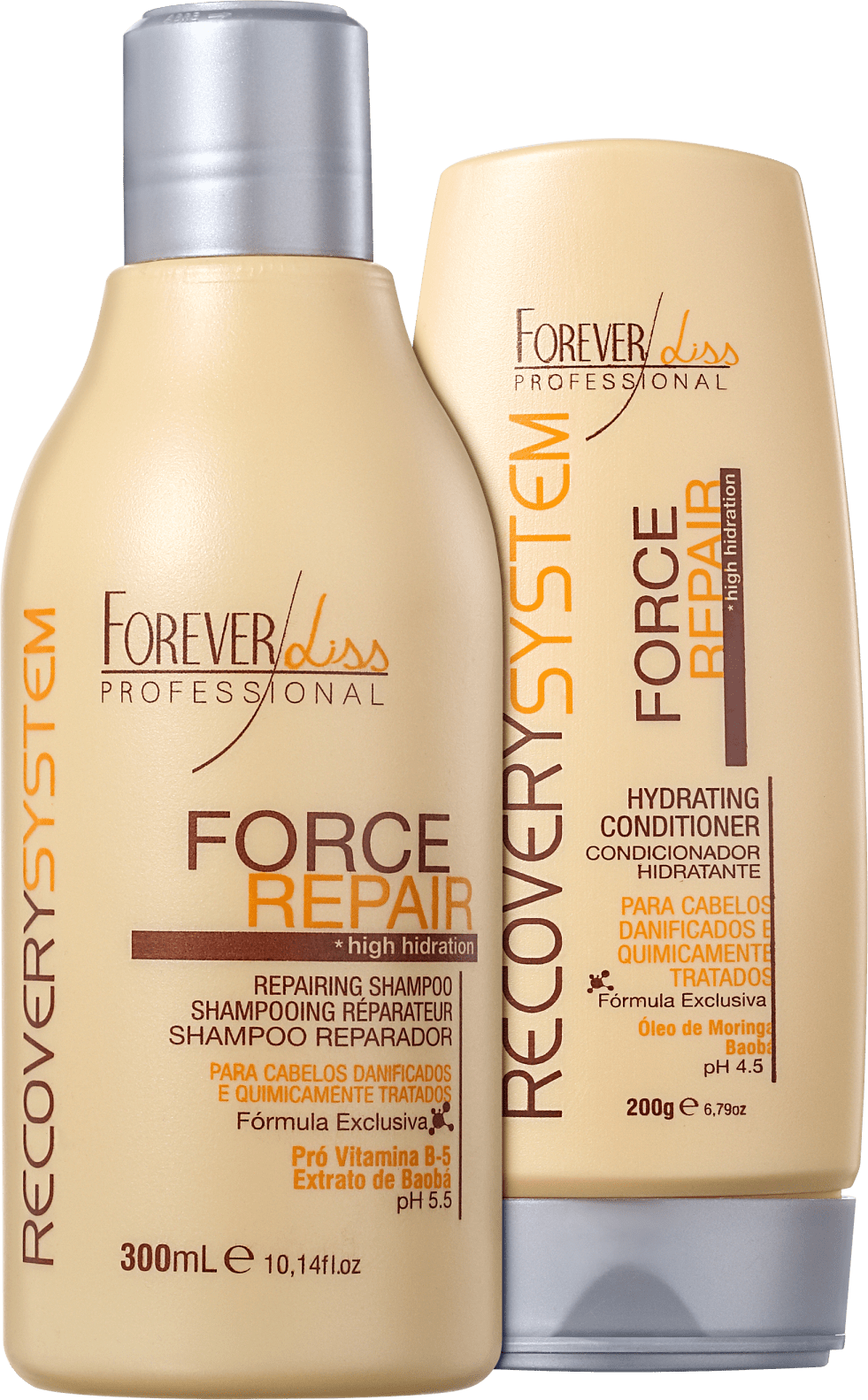 Forever Liss Professional Force Repair Duo Kit (2 Produtos)