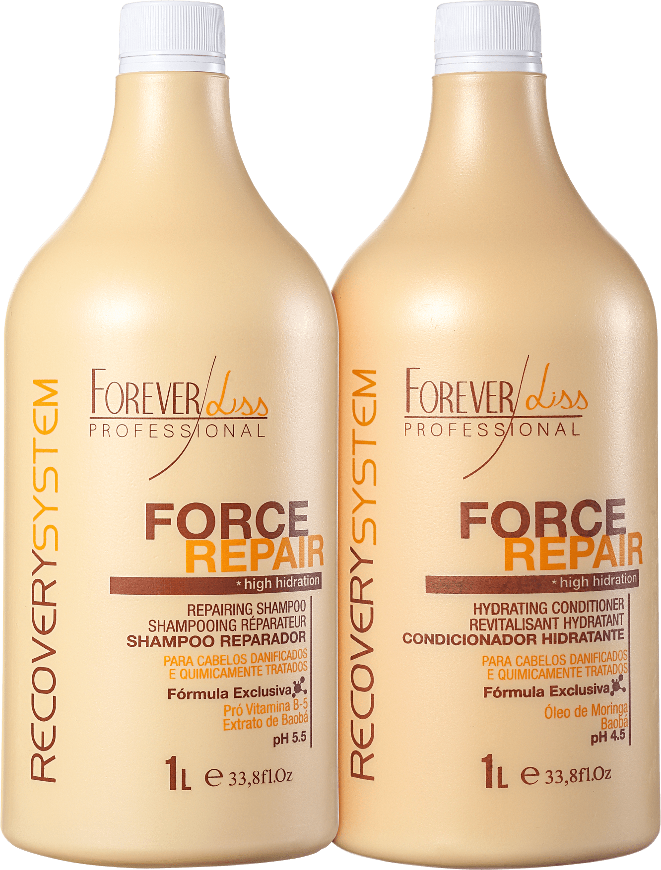 Forever Liss Professional Force Repair Salon Duo Kit (2 Produtos)