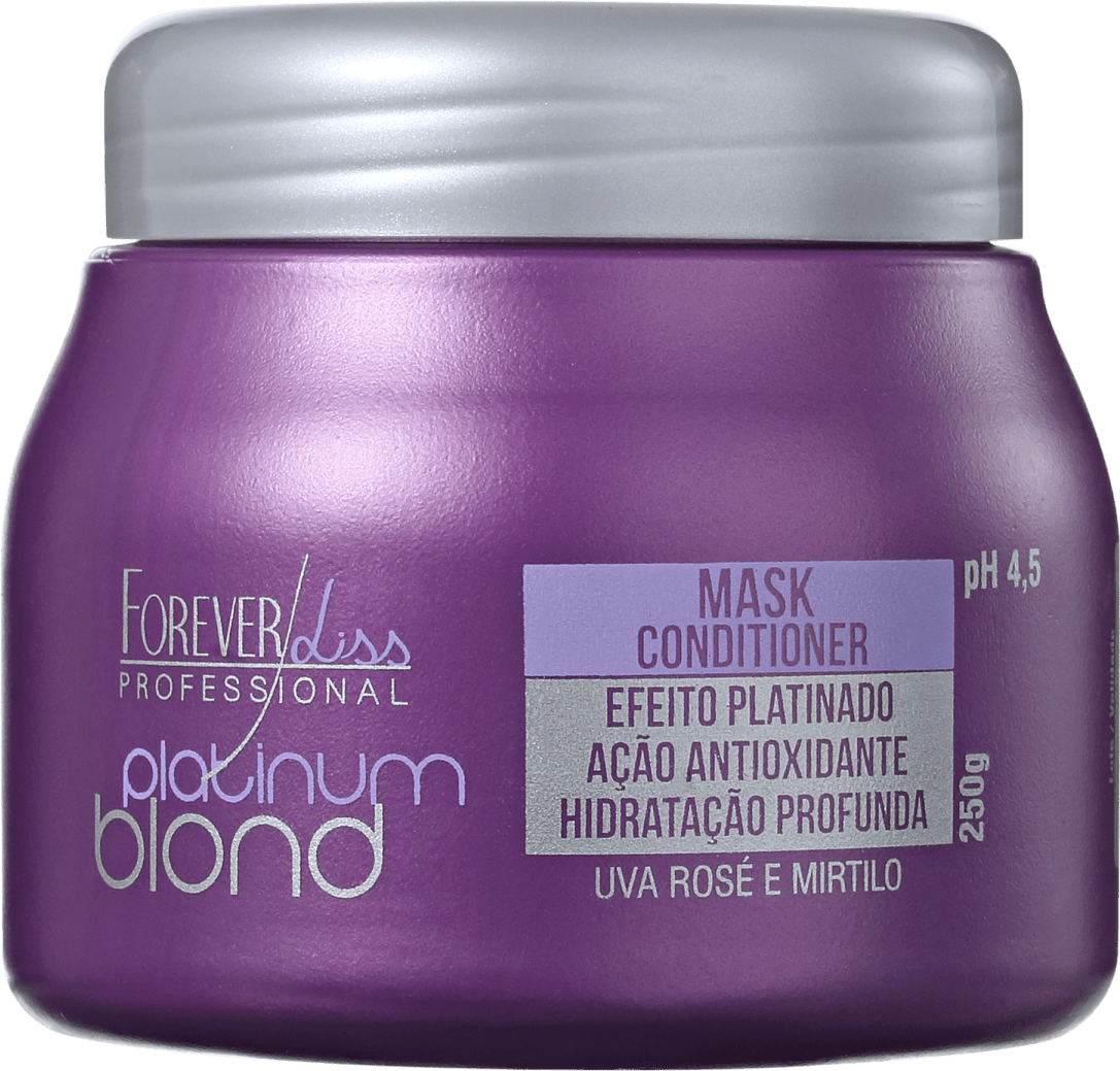 Forever Liss Professional Platinum Blond - Máscara Matizadora 250g