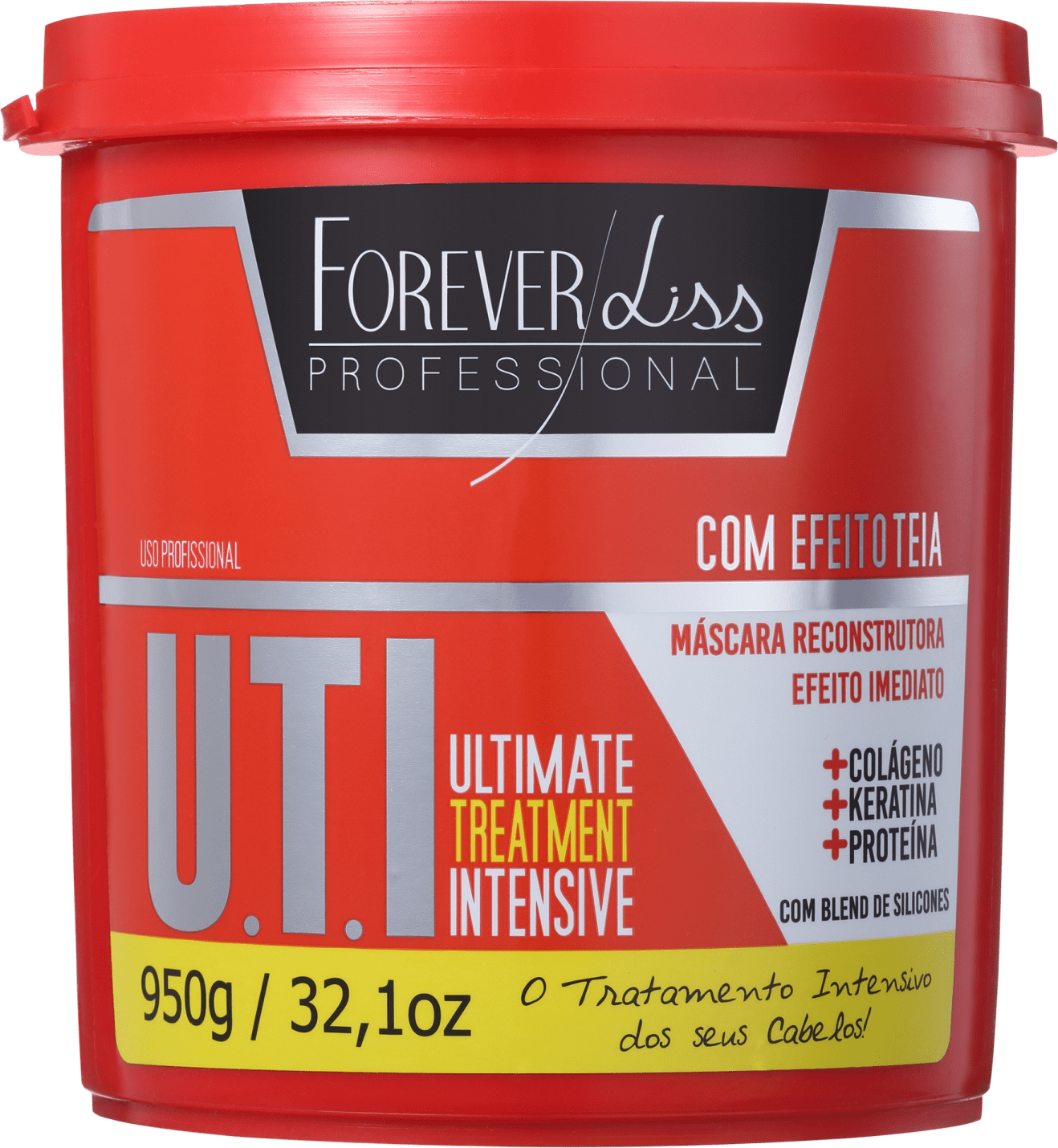 Forever Liss Professional UTI Liso Profissional - Máscara de Tratamento 950g