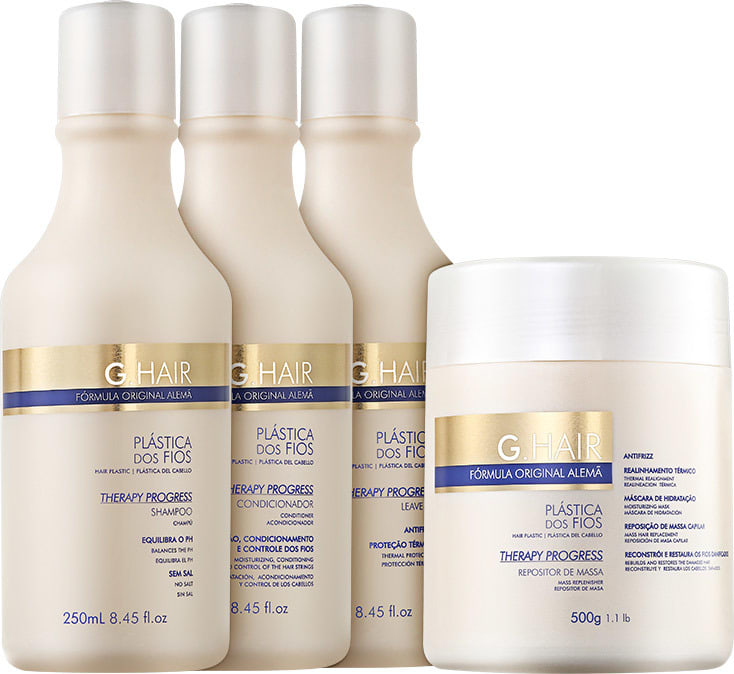 G. Hair Therapy Progress Antifrizz Repositor de Massa Kit (4 Produtos)