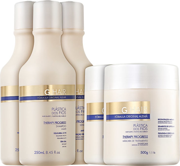 G. Hair Therapy Progress Antrifrizz Repositor de Massa Imediata Kit (5 Produtos)