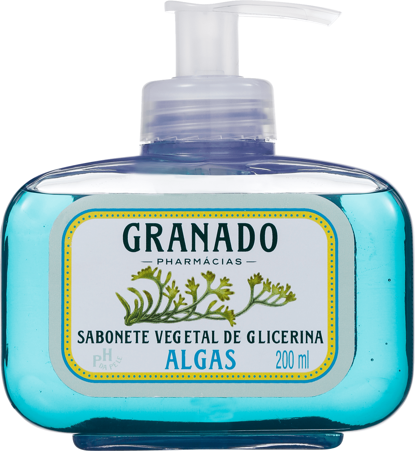Granado Sabonete Vegetal de Glicerina e Algas - Sabonete Líquido 200ml