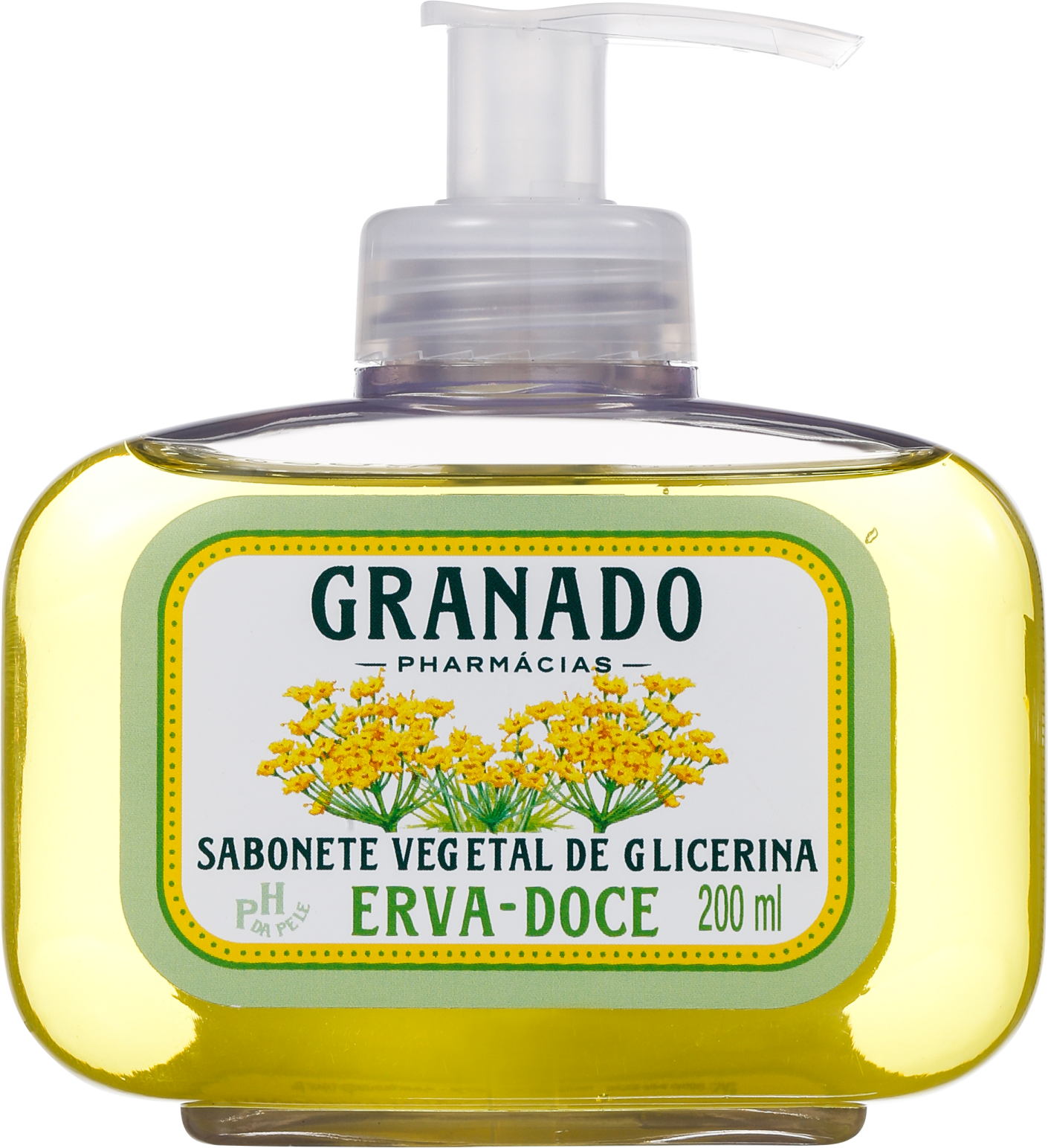 Granado Sabonete Vegetal de Glicerina e Erva-Doce - Sabonete Líquido 200ml