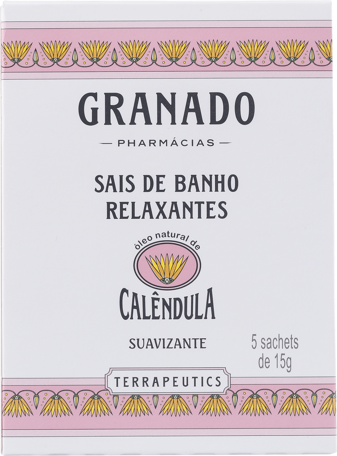Granado Terrapeutics Relaxantes Calêndula - Sais de Banho 5x16g