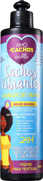 Griffus Amo Cachos Vibrantes - Ativador de Cachos 400ml