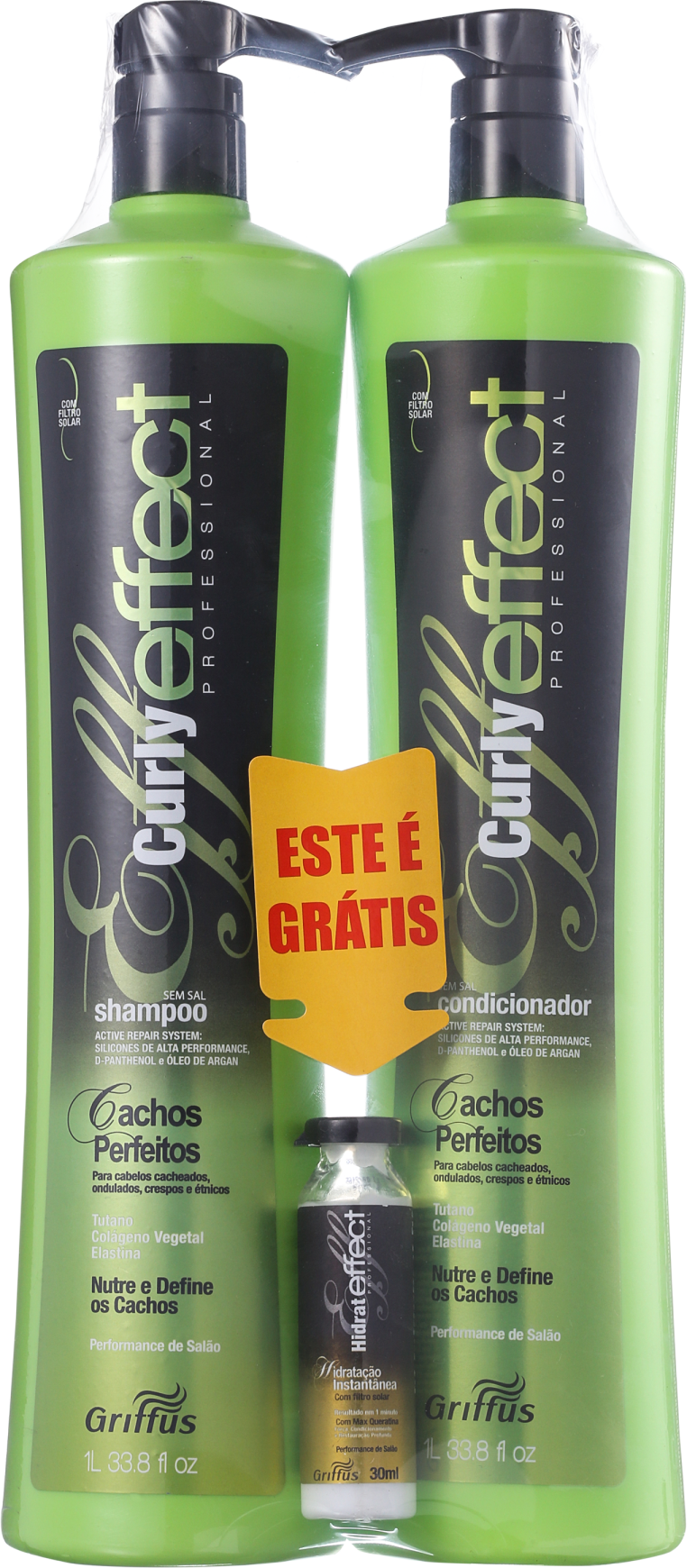 Griffus Curly Effect - Trio Kit (3 produtos)