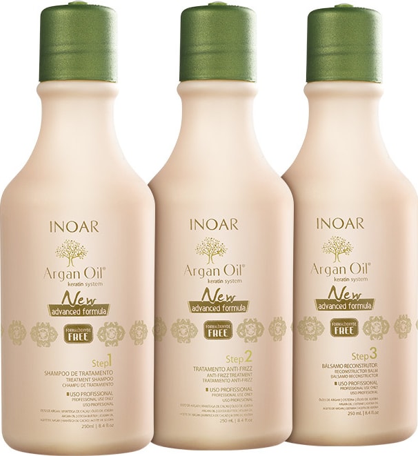 Inoar Argan Oil System Trio Kit (3 Produtos)